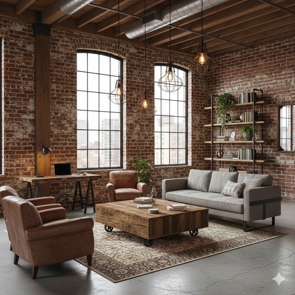 Estilo Industrial Sustentável: Dicas para Criar Ambientes Modernos com Upcycling