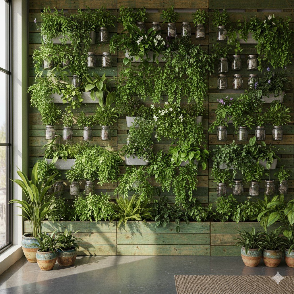 Como Construir Um Painel Verde Sustentável Com Materiais Reaproveitados