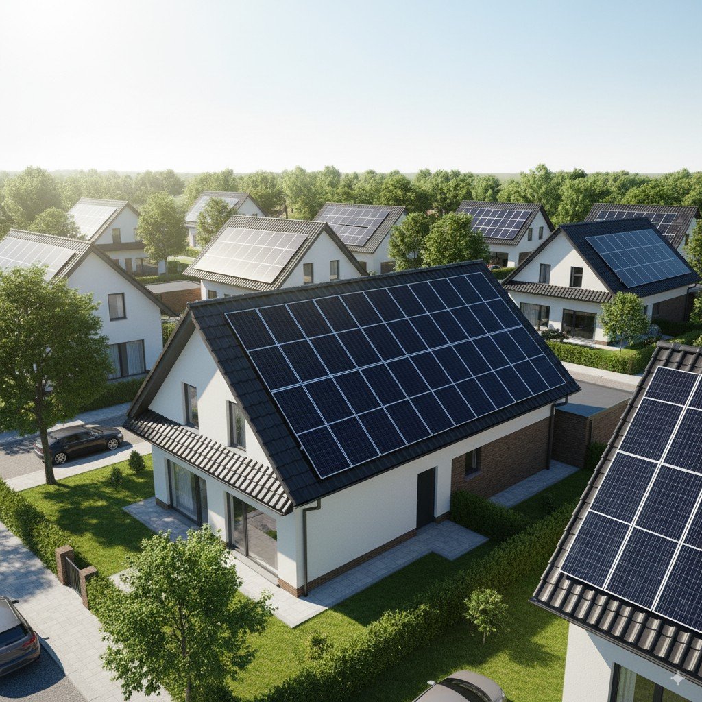 Gráfico ilustrando retorno do investimento em energia solar residencial.