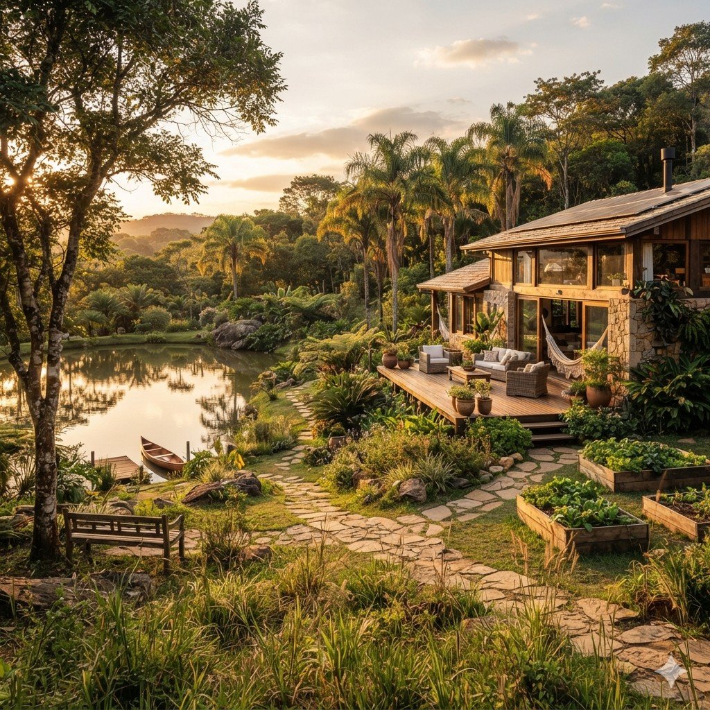Paisagismo Sustentável em Áreas Externas Grandes: Guia Completo